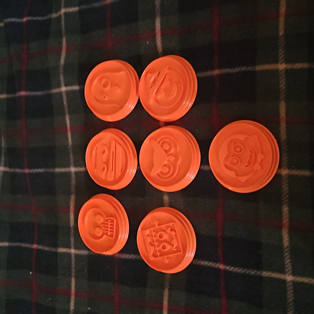 7 Piece Set of Pampered Chef Cookie Cutters‎ Halloween Set